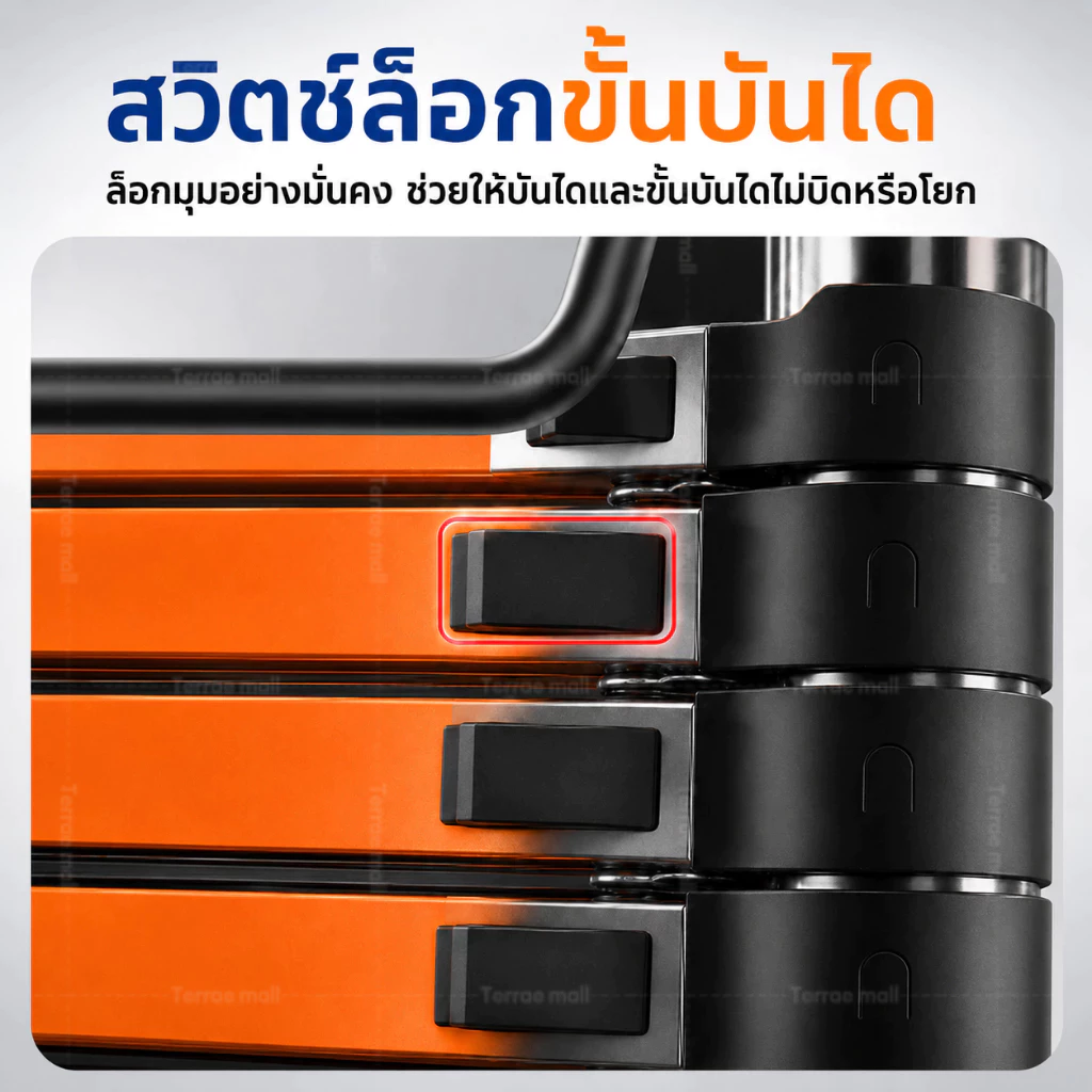 บันไดอลูมิเนียมพับได้ รับน้ำหนัก 1500KG thumbnail 5