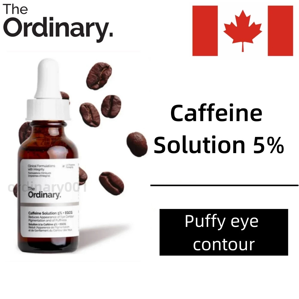 The Ordinary Caffeine Solution 5% + EGCG 30mL เซรั่มลดรอยคล้ำรอบดวงตา ลดอาการบวม ผิวใต้ตาแลดูกระจ่างใส เซรั่มลดใต้ตาคล้ำ