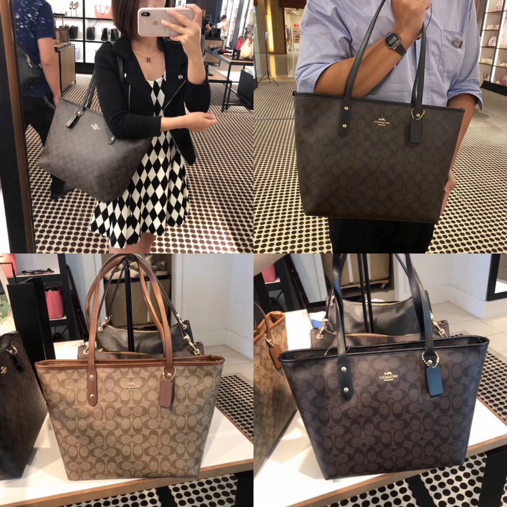 Tote Bag F58292 CCQ28 กระเป๋าผู้หญิง กระเป๋าสะพายข้าง กระเป๋าถือ ความจุเยอะ P0CO5A3C9H