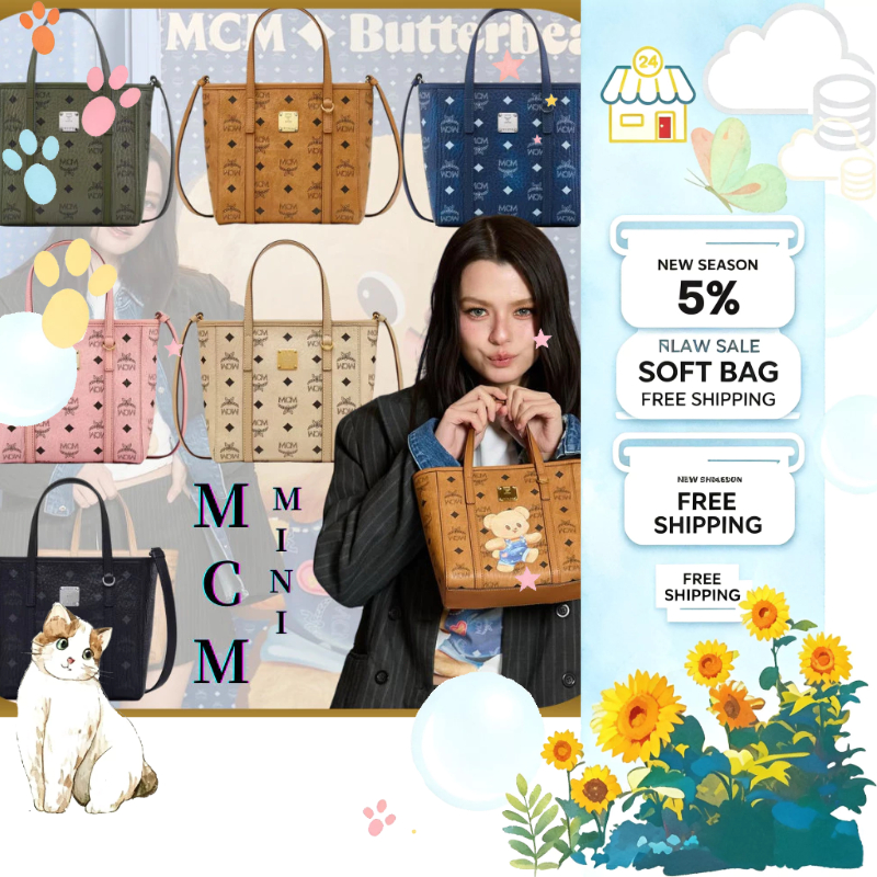 ของแท้ 100% MCM TONI VISETOS Mini Toni Visetos bag