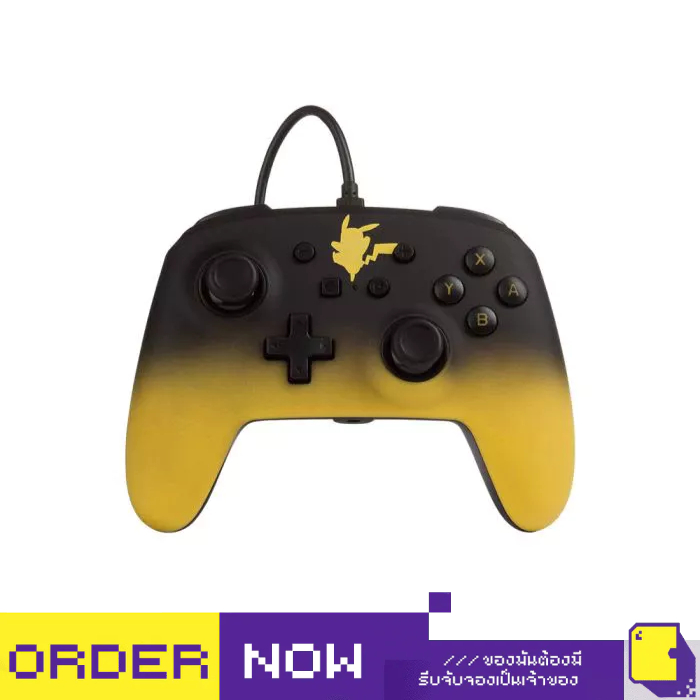 [+..••] NSW POKÉMON ENHANCED WIRED CONTROLLER FOR NINTENDO SWITCH – PIKACHU FADE (เกม Nintendo Switc