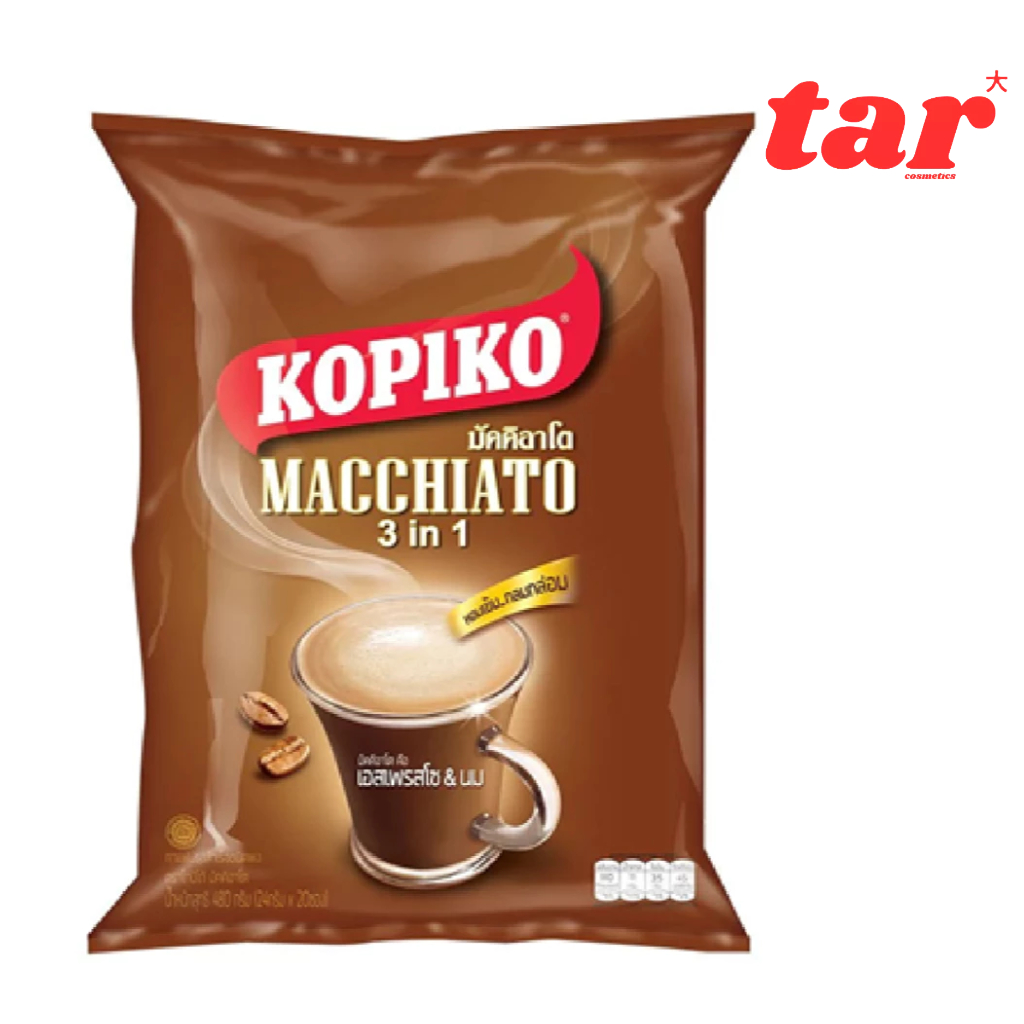 KOPIKO โกปิโก้ มัคคิอาโต กาแฟปรุงสำเร็จ 24ก.x20ซอง