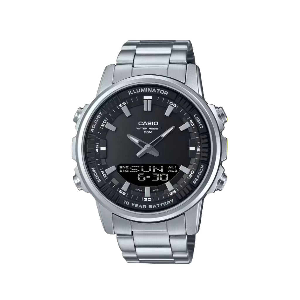 Casio นาฬิกาข้อมือผู้ชาย รุ่น AMW-880D-1AVDF Men’s Watch