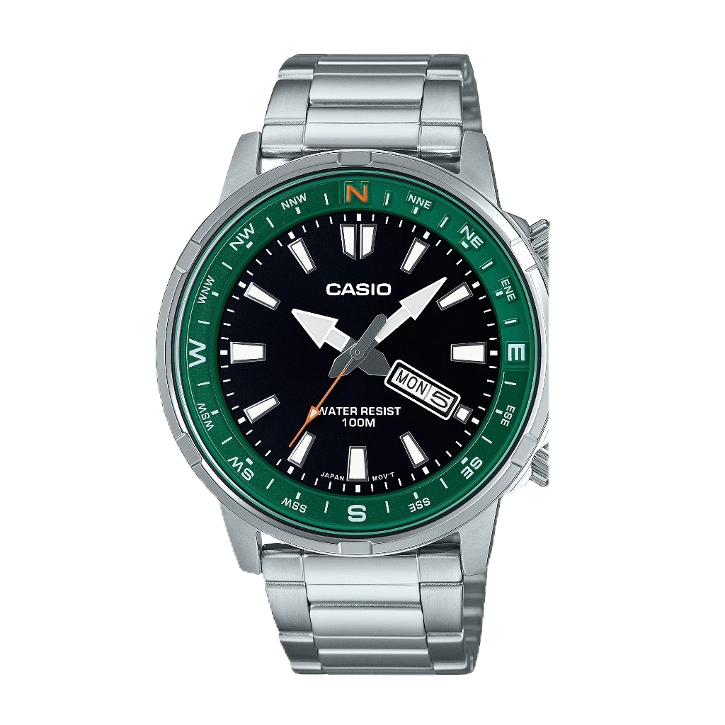 Casio นาฬิกาข้อมือผู้ชาย รุ่น MTD-130D-1A3VDF Sporty Men's Watch Quartz ( ระบบถ่าน )