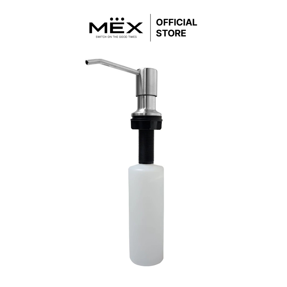 MEX รุ่น SD07S ขวดใส่น้ำยาล้างจานชนิดหัวปั๊ม ความจุ 350 ml. (สีสเตนเลส สตีล)