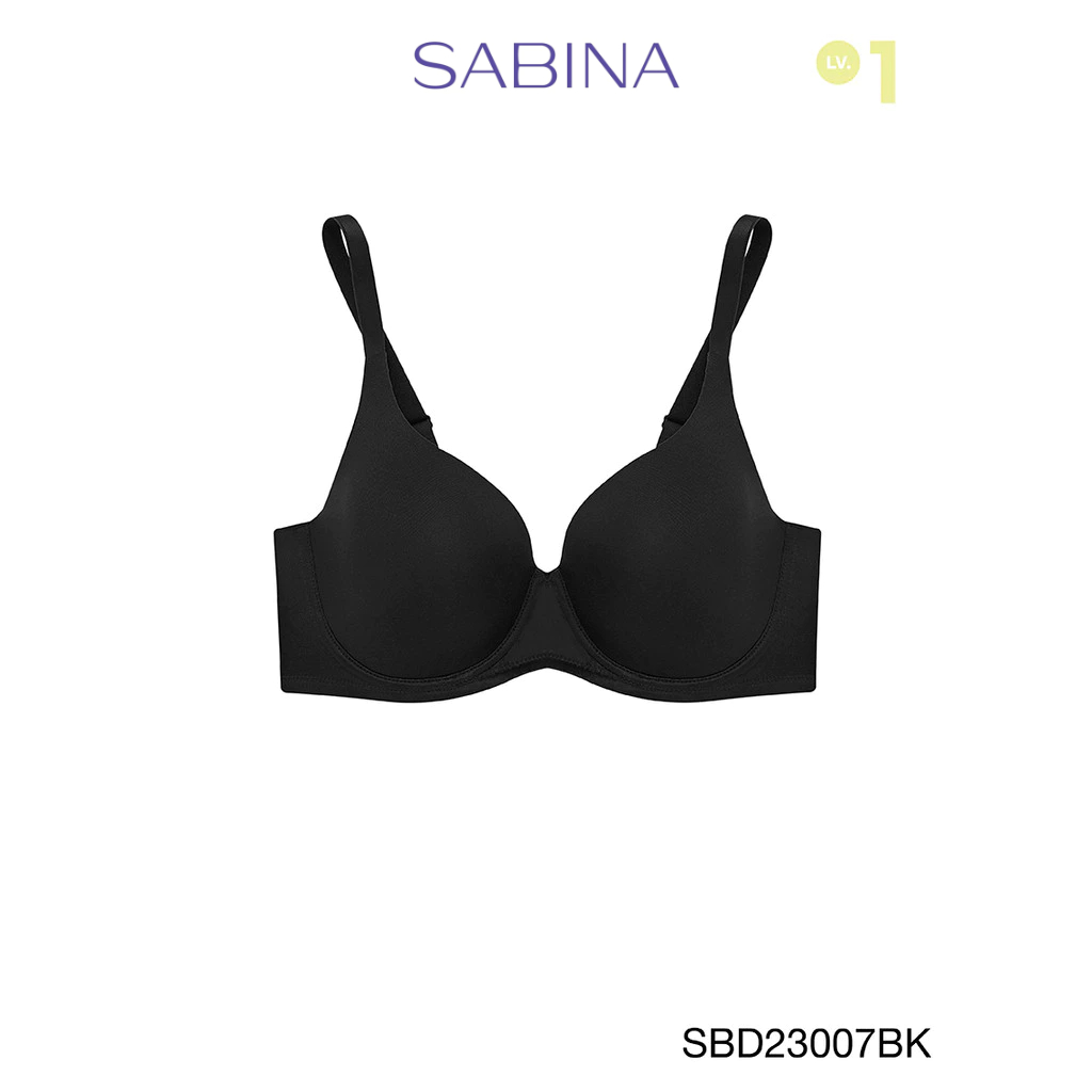 Sabina เสื้อชั้นใน มีโครง รุ่น Perfect Bra รหัส SBD23007BK สีดำ
