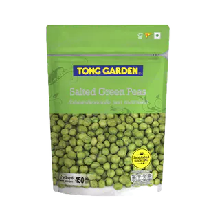 Tonggarden ถั่วลันเตาเขียวอบเกลือ 450 กรัม