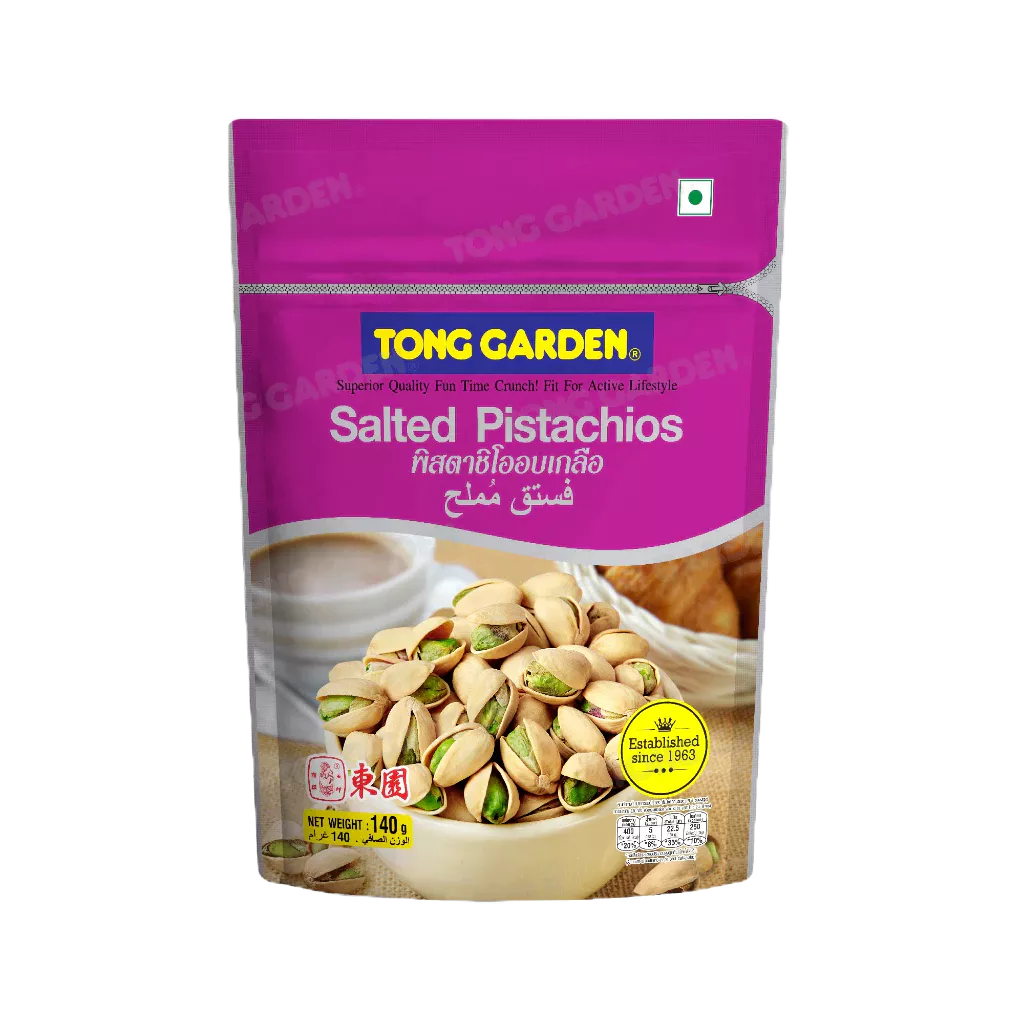 Tonggarden พิสตาชิโออบเกลือ 140 กรัม (ซิป)