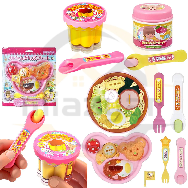😍COD😍พุดดิ้งเยลลี่ของเล่นชุดอาหารเด็กให้อาหารของเล่นสําหรับเด็กเล่นผู้หญิง
