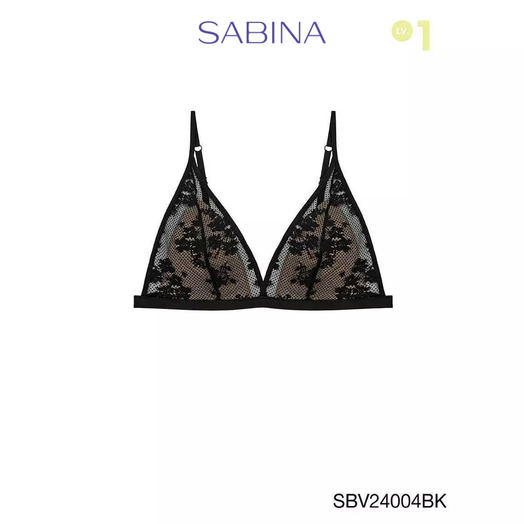 Sabina Mad Moiselle Spring Summer 25 เสื้อชั้นในไม่มีโครง รหัส SBV24004BK - สีดำ