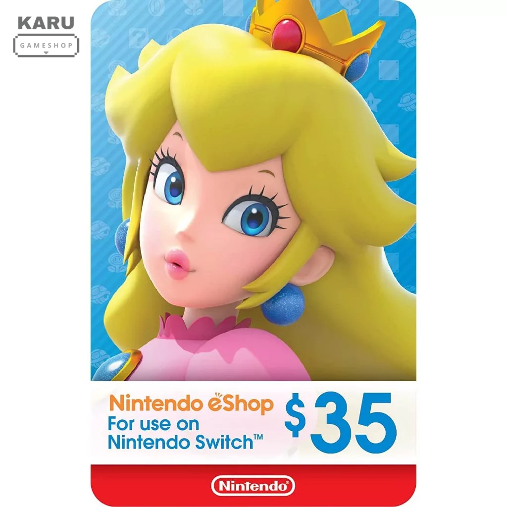 [พร้อมส่ง] มือ 1 โค้ด Nintendo eShop : 35 ดอลลาร์ สำหรับ Nintendo Switch / Switch 2 โซนอเมริกา