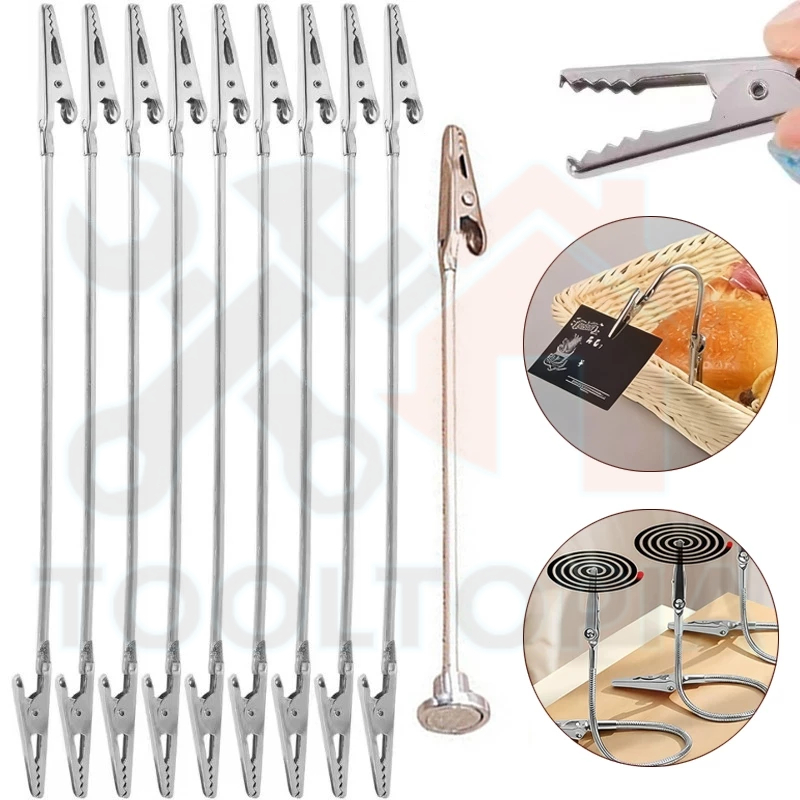 COD คลิปหนีบบันทึกสองหัว 28CMคลิปแสดงภาพสองหัวอเนกประสงค์ ชั้นวางยากันยุงแบบพกพา มีคลิปและตะขอ