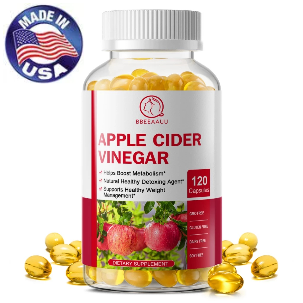 BEAU  Apple Cider Vinegar | 1000 มก น้ำส้มสายชูแอปเปิ้ล  | รองรับระบบภูมิคุ้มกันและปรับสมดุลคอเลสเตอ
