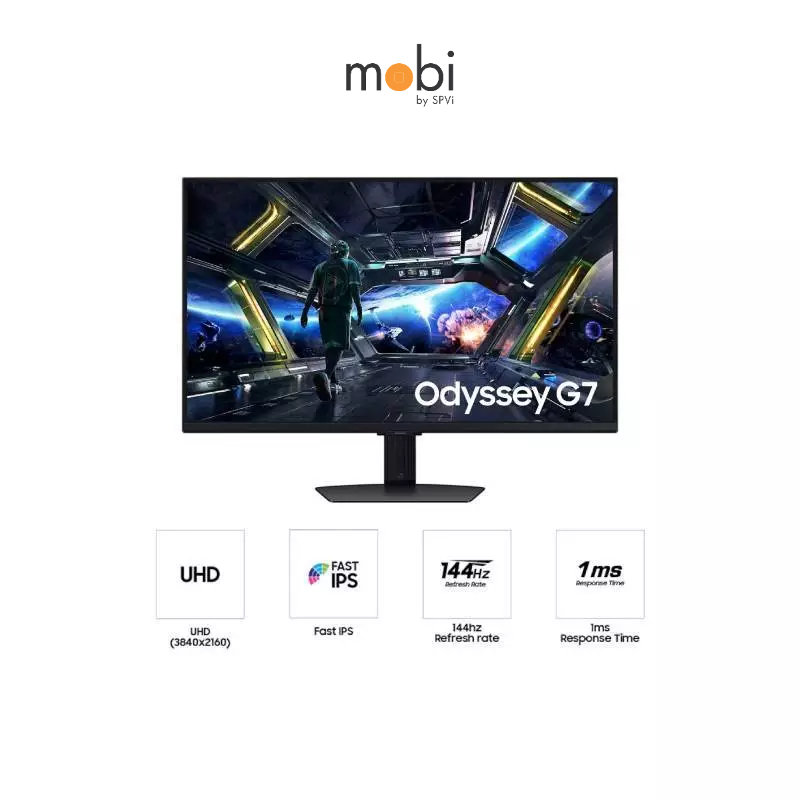 SAMSUNG จอมอนิเตอร์ 27"/ 32" Odyssey G7 G70D 4K 144Hz Gaming Monitor | LS32DG702EEXXT