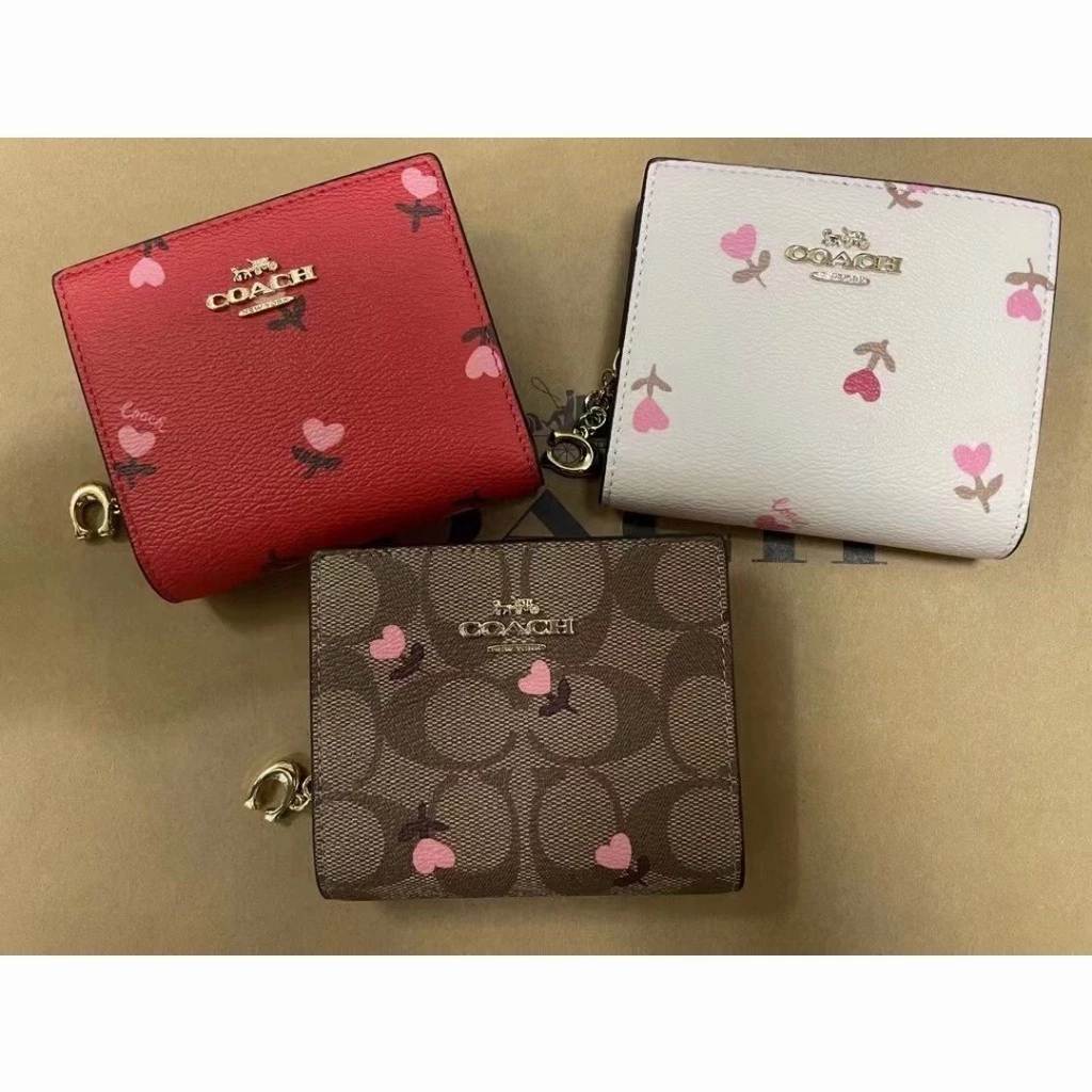 Wallet C2867 C2868 ผู้หญิง กระเป๋าสตางค์ กระเป๋าใส่เหรียญ ช่องซิป Y66U31E9