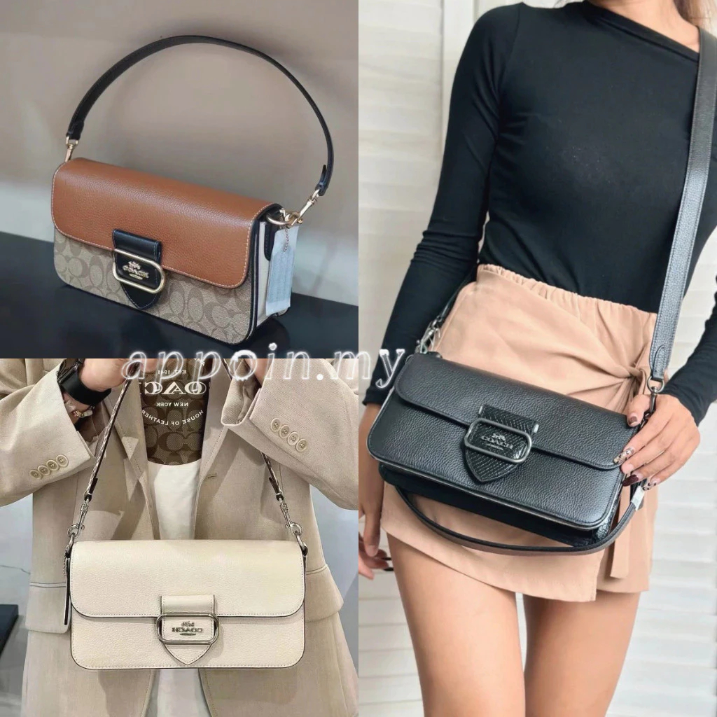 Morgan Shoulder Bag In Colorblock CE560 CE561 CE562 กระเป๋าถือ กระเป๋าผู้หญิง กระเป๋าสะพายข้าง Z77V5