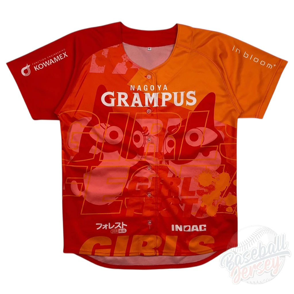 เสื้อเบสบอล Nagoya Grampus Size L