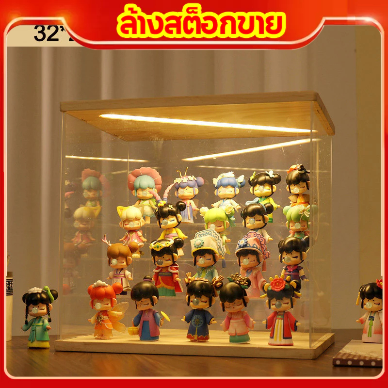 กล่องโชว์โมเดล ซ้อนทับได้ กล่องใส่โมเดลคอนเทนเนอร์มีไฟ กล่องอะคริลิคใส กล่องใส่โมเดลการ์ด กล่องเก็บโมเดล กล่องฟิกเกอร์