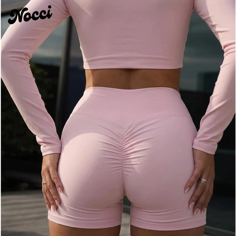 Nocci ชุดออกกำลังกาย เสื้อพร้อมฟองน้ำและกางเกงขาสั้น thumbnail 4