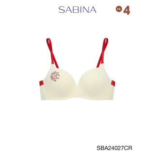 Sabina Doomm Doomm Level 4 เสื้อชั้นใน ไร้โครง รหัส SBA24027CR - สีครีม