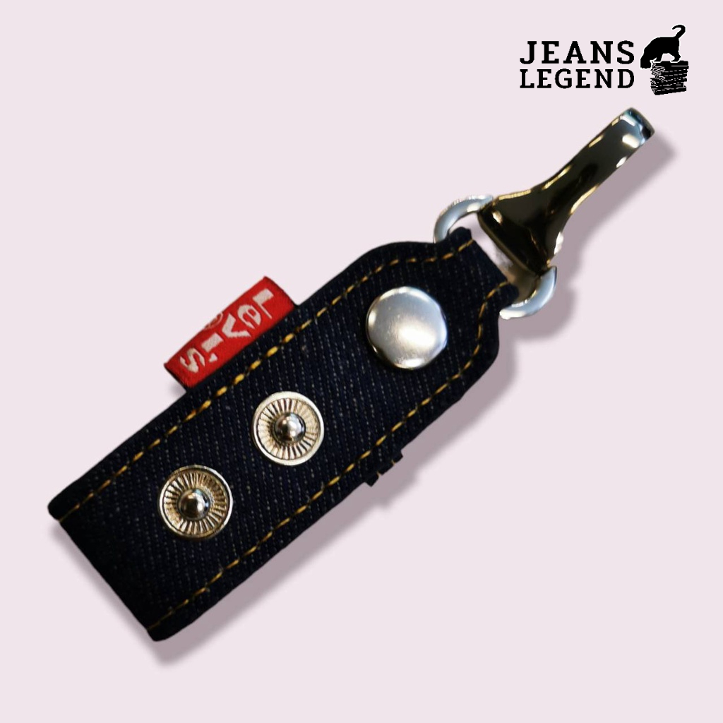 พวงกุญแจ ลีวายส์ Levi's Key Chain สุดเท่ พวงกุญแจแฟขั่น Denim Key Chain พร้อมกล่อง