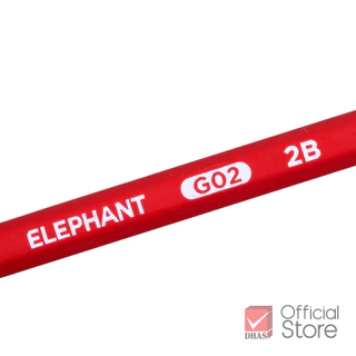 Elephant ดินสอ ดินสอดำ 2B No.G-02 จำนวน 36 แท่ง