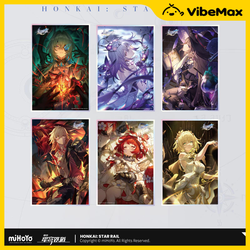 [✨NEW⚡พร้อมส่ง] Honkai:Star Rail การ์ดอะคริลิก HSR Official Light Cone Series Mydei Herta Anaxa
