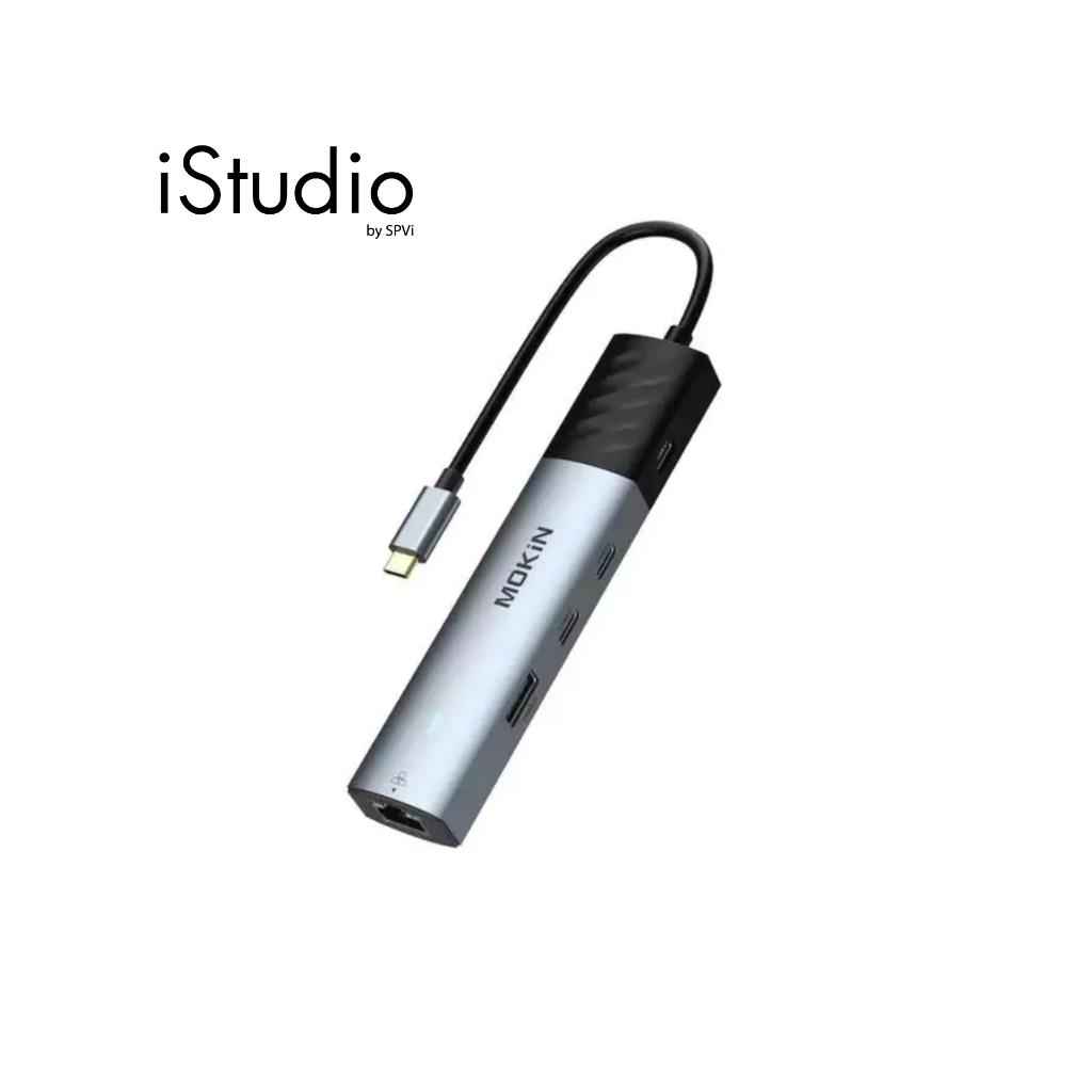 MOKiN USB-C Hub 7-in-1 รองรับ 10Gbps | HDMI 4K, USB 3.2 x2, PD 100W, SD/TF, รุ่น MOUC6001