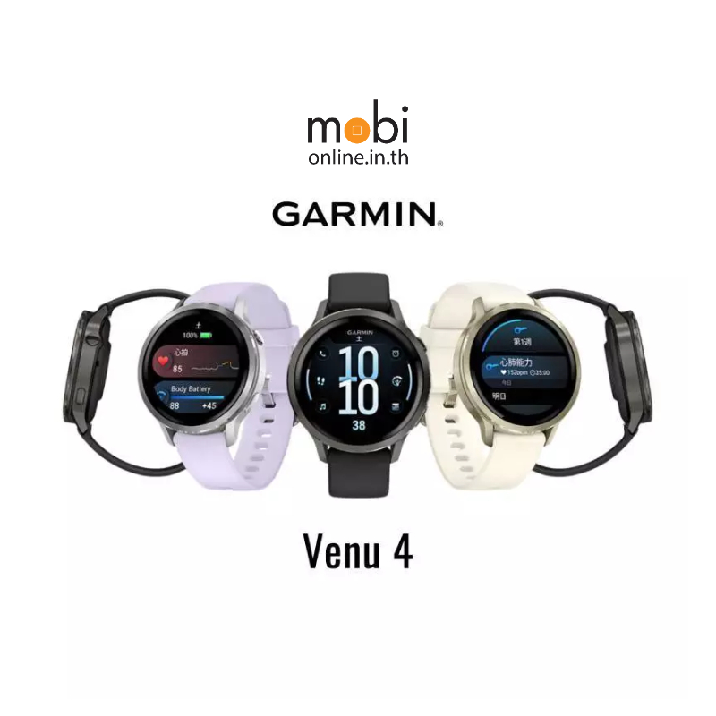 Garmin Venu 4 Series Smartwatch นาฬิกาสมาร์ทวอทช์เพื่อสุขภาพและฟิตเนสขั้นสูง