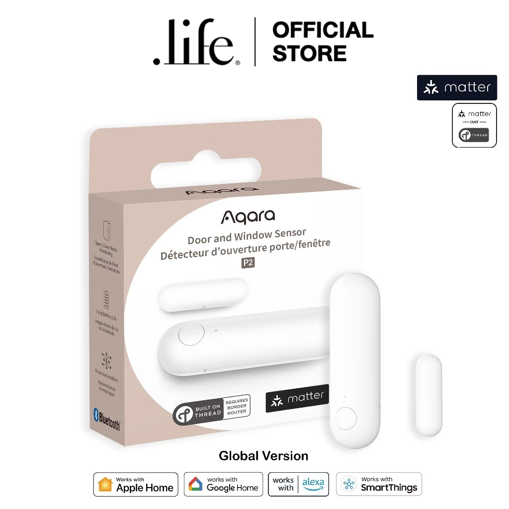 AQARA เซ็นเซอร์ประตู และ หน้าต่าง Door and Window Sensor P2 By Dotlife
