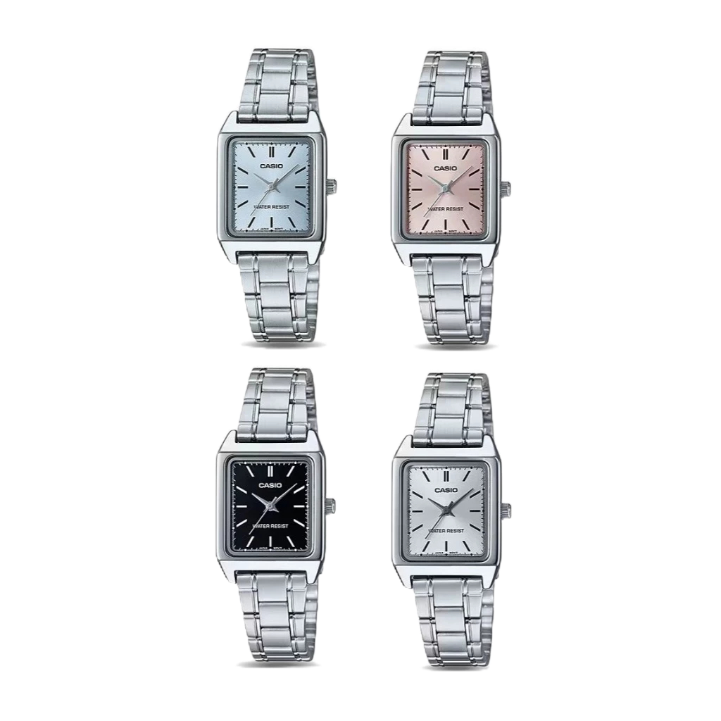 CASIO นาฬิกาข้อมือผู้หญิง GENERAL รุ่น LTP-V002D-4BUDF นาฬิกา นาฬิกาข้อมือ นาฬิกาข้อมือผู้หญิง