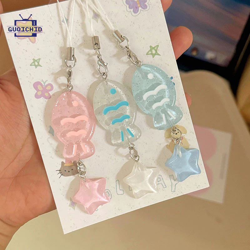 น่ารักหวานปล Charmโทรศัพท์สายคล้องLanyard Girlyกระเป๋าแขวนเครื่องประดับอุปกรณ์เสริมของขวัญNice