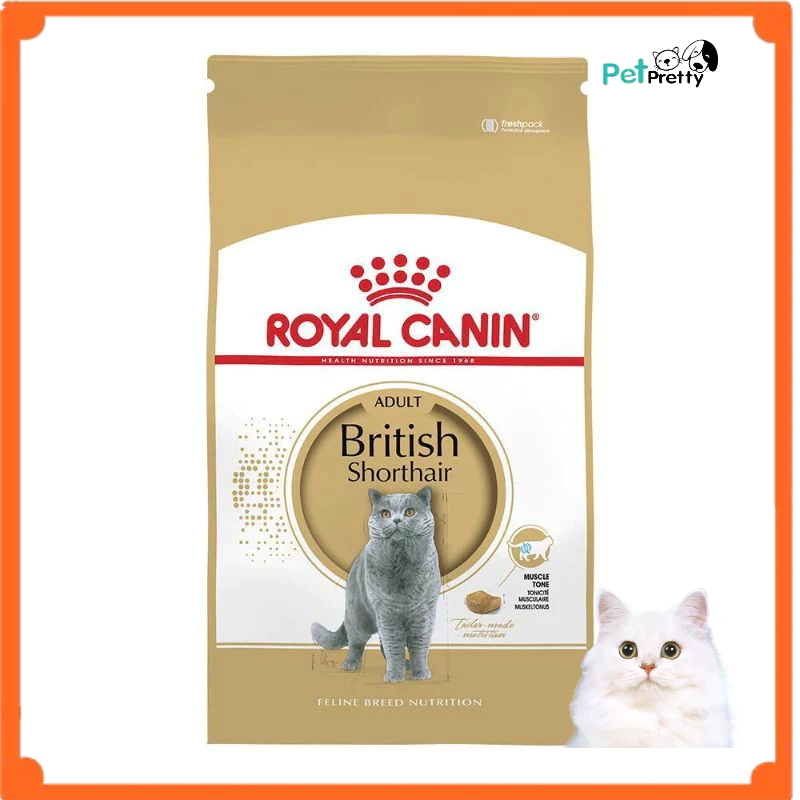 (400กรัม) Royal Canin British Short Hair อาหารแมว สูตรแมวโต พันธุ์บริติช ชอร์ทแฮร์ (โรยัล คานิน)