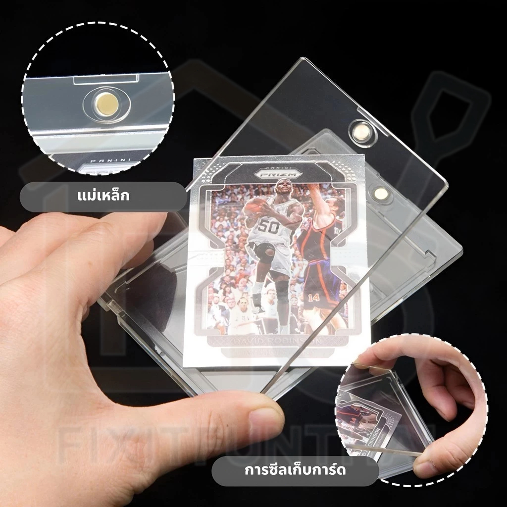 🛠️COD Magnetic Card Case 35pt - กรอบใส่การ์ดพรีเมียม กรอบรักษาการ์ด(for MTG / Pokemon TCG / Card Game / การ์ดไอดอล)