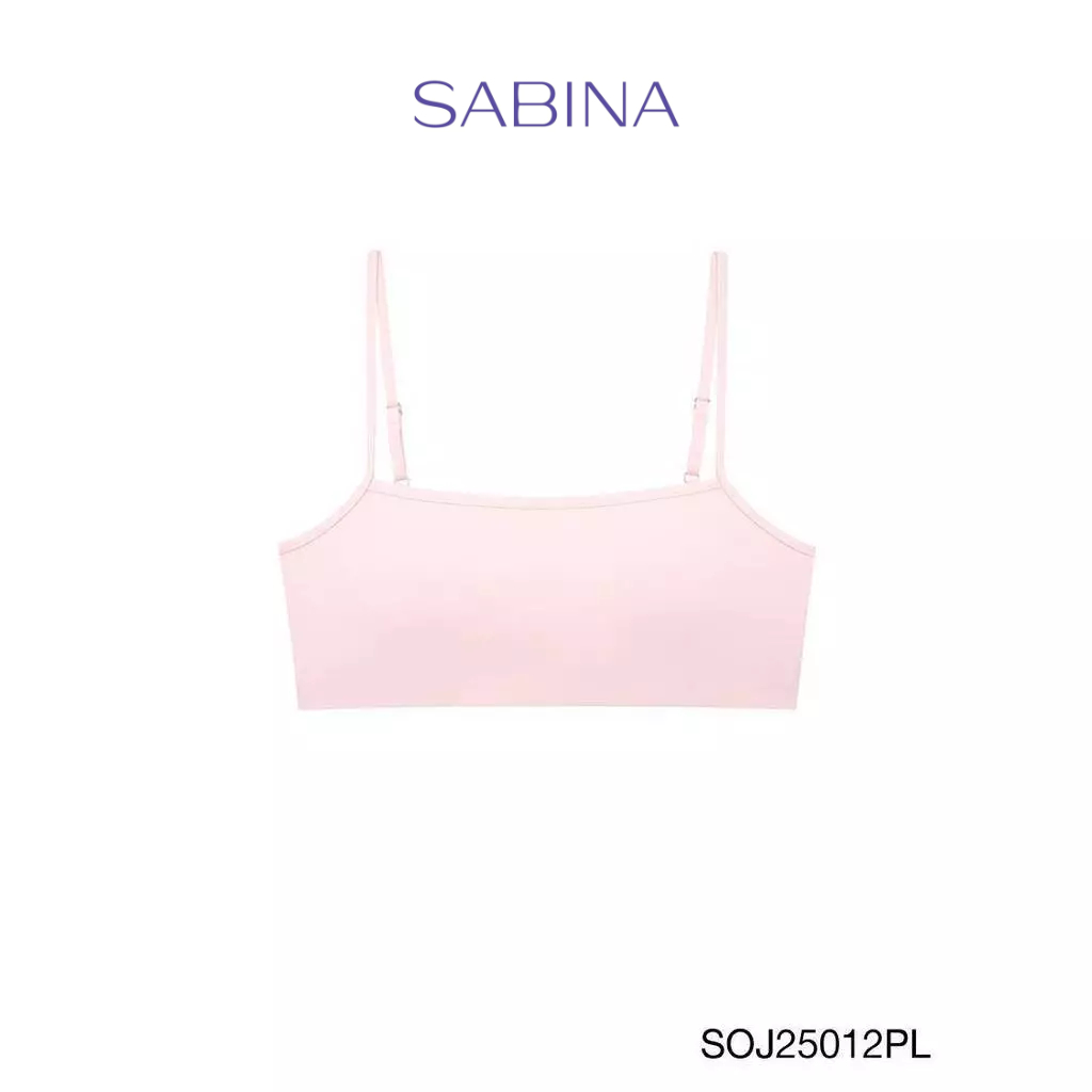 เสื้อครอปออกกำลังกาย รหัส SOJ25012PL - สีชมพูอ่อน