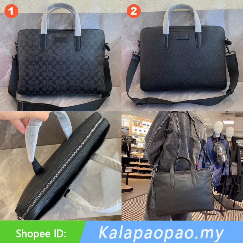 Penn Brief C2837 C2833 ความจุสูง กระเป๋าสะพายข้าง กระเป๋าผู้ชาย กระเป๋าเอกสาร พิมพ์คลาสสิก 95D7J