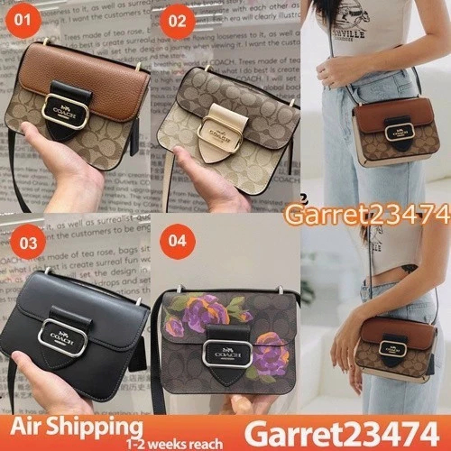 Morgan Square Crossbody CL415 CL416 CL429 CL462 กระเป๋าสะพายข้าง กระเป๋าผู้หญิง กระเป๋า พลิกปก หนัง 