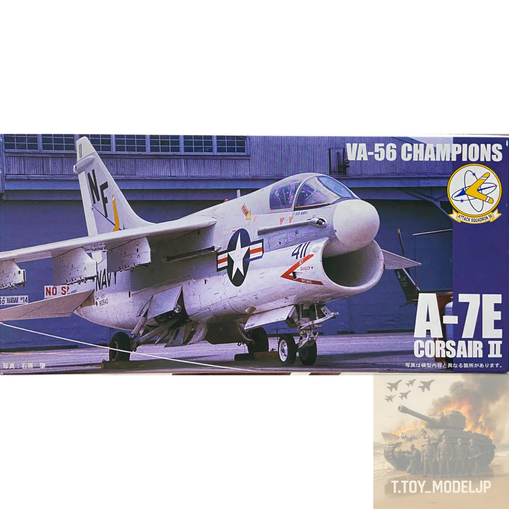Fujimi 1/72 A-7E Corsair II VA-56 Champions โมเดลเครื่องบินรบ เครื่องบินรบสงครามโลก เครื่องบินประกอบ