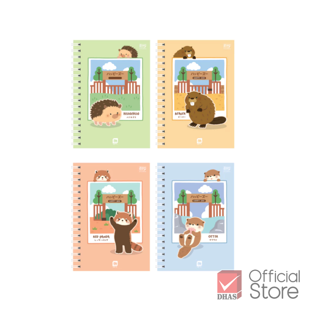 Elephant สมุด สมุดโน๊ต สมุดริมลวด ปกกระดาษ A6 70G 50S WM-101 คละสี จำนวน 1 เล่ม