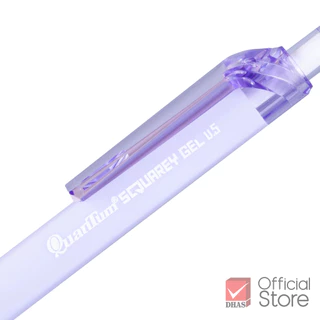 Quantum ปากกา ปากกาเจล สแควรี 0.5 นํ้าเงิน คละสี จำนวน 1 ด้าม