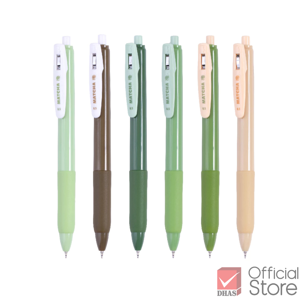 Quantum ปากกา ปากกาเจล มัตจะ 0.5 นํ้าเงิน คละสี จำนวน 1 ด้าม
