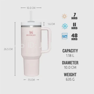 แก้วเก็บอุณหภูมิStanley1913 แก้ว AdventureQuencher H2.0FlowState™Tumbler 40oz CUP 1.18Lของแท้💯สแตนเลส18/8 ปลอดสาร BPA