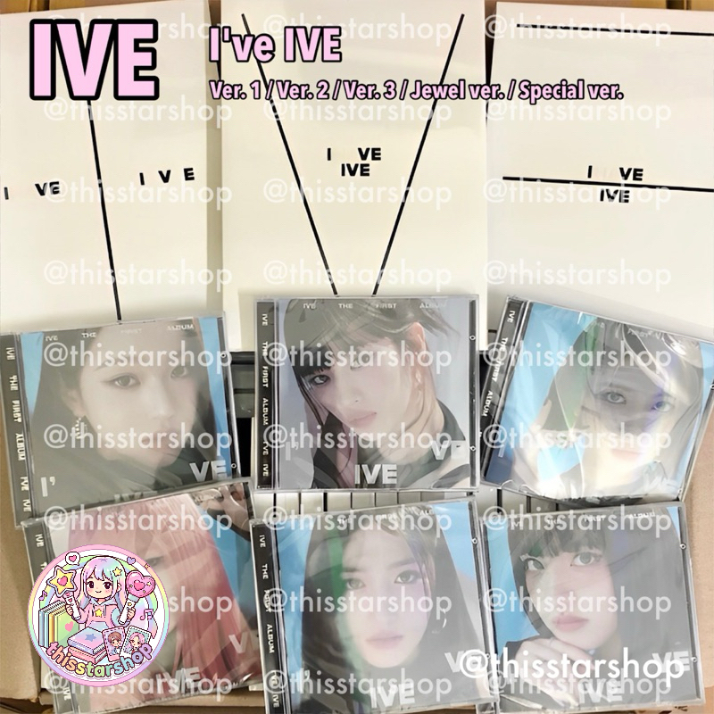 IVE อัลบั้ม I've IVE (Ver. 1/2/3/ Jewel (Yujin/Gaeul/Rei/Wonyoung/Leeseo/Liz) Special ver.)