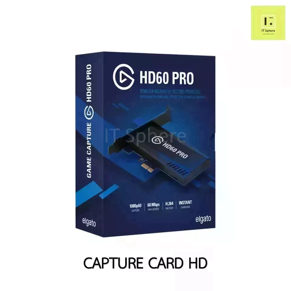 CAPTURE CARD (ELGATO GAME CAPTURE HD60 PRO ,ELGATO GAME CAPTURE HD60 X ) ประกัน 2 ปี