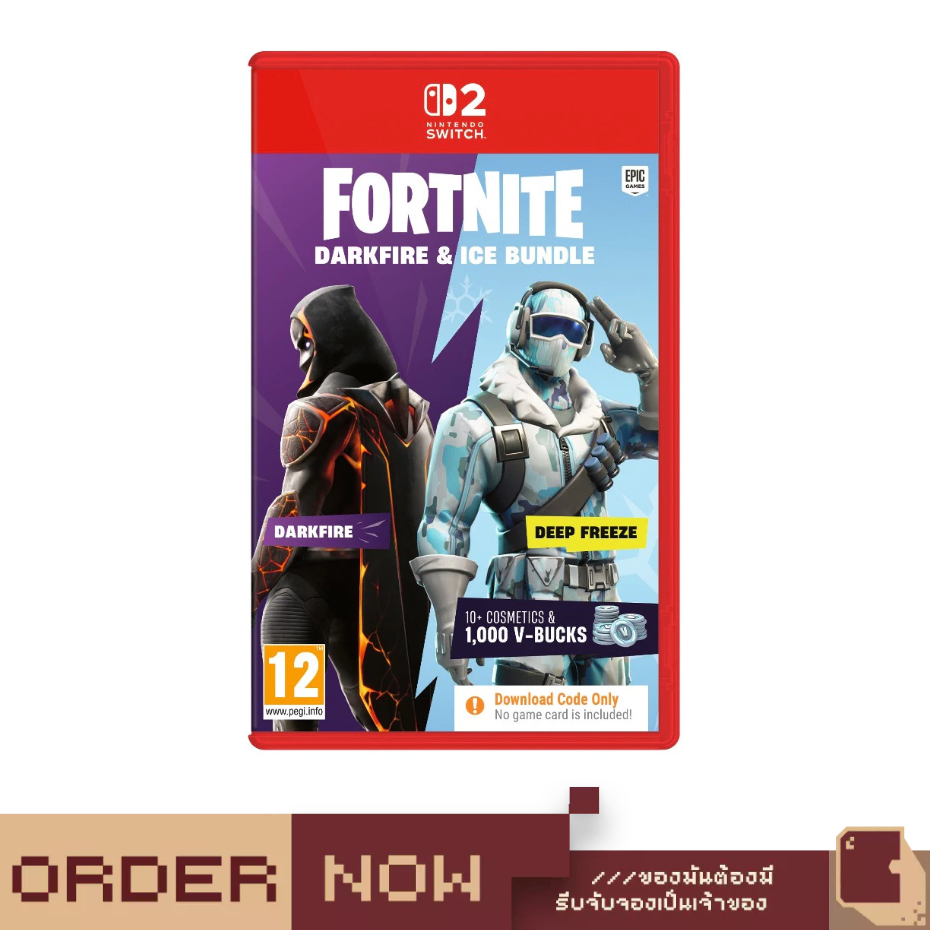 [Pre Order 2025-12-05 ] NS2 / NSW Fortnite - Darkfire & Ice Bundle (Code In Box) [bY ClaSsIC GaME]
