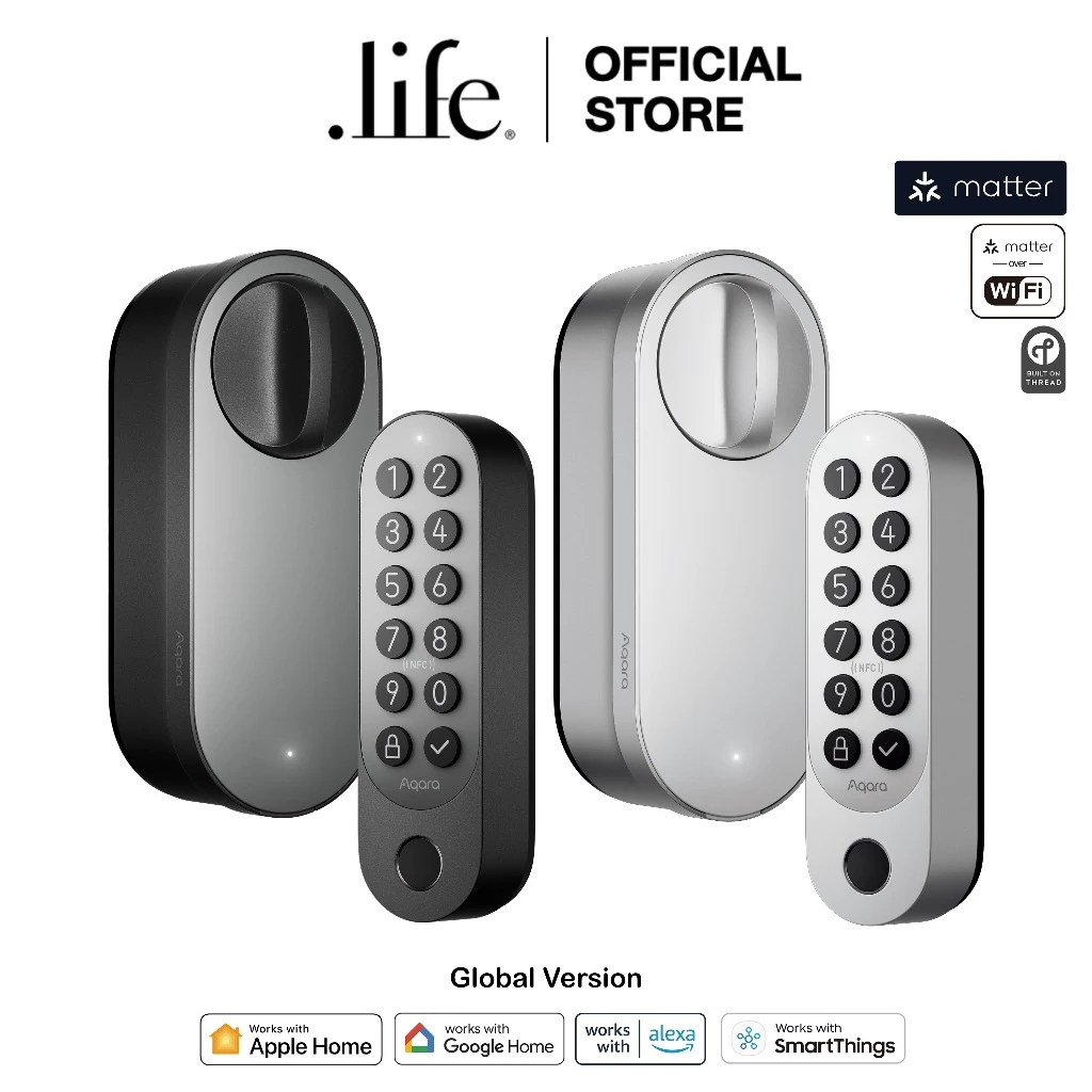 Aqara กลอนประตูดิจิตอล Smart Door Lock U200 by Dotlife