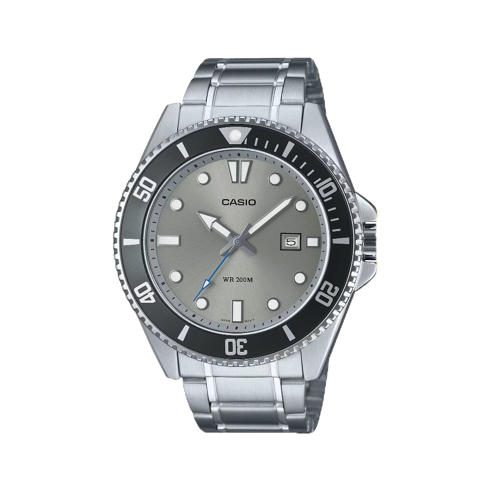 Casio นาฬิกาข้อมือผู้ชาย รุ่น MDV-107D-8AVDF Sporty Men's Watch