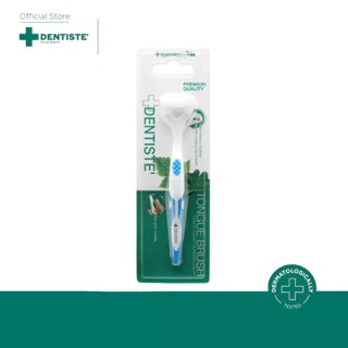 Dentiste Tongue Brush อุปกรณ์ทำความสะอาดลิ้น ชนิดขนแปรงนุ่ม จบปัญหาในช่องปาก กำจัดแบคทีเรีย ลดกลิ่นปาก ลมหายใจหอมสดชื่น