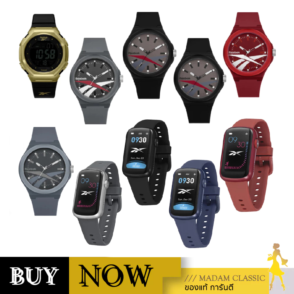 REEBOK นาฬิกาข้อมือผู้หญิง RV-UNI-G9,RV-RUN-G2,RV-WEL-U0 [Pre-Order จัดส่ง 7-9 วัน]