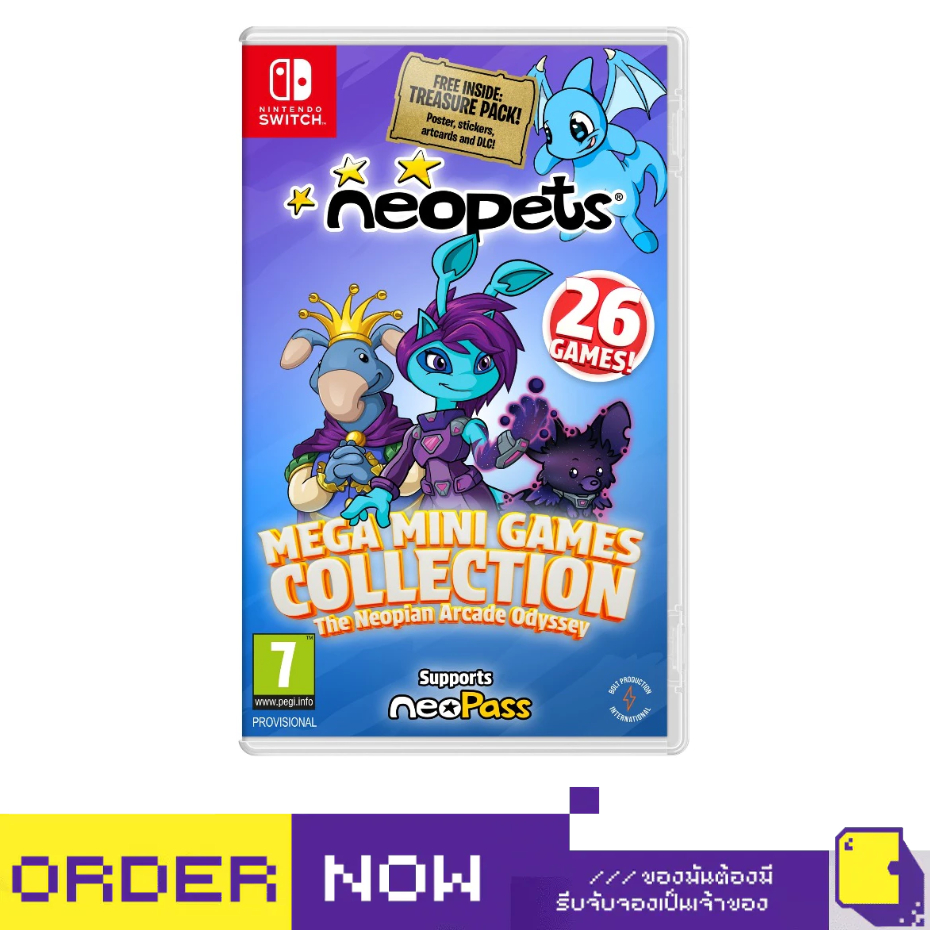 [+..••] PRE-ORDER | NSW NEOPETS - MEGA MINI GAMES COLLECTION (เกม Nintendo Switch™🎮 วางจำหน่าย 2026-